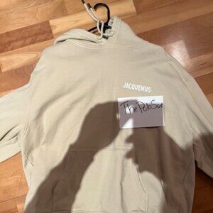 JACQUEMUS Beige 'Le Sweatshirt  Hoodie– Worn Once – Size XL
